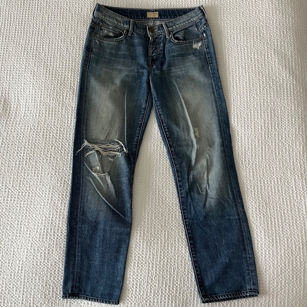 MOTHER Distressed Denim